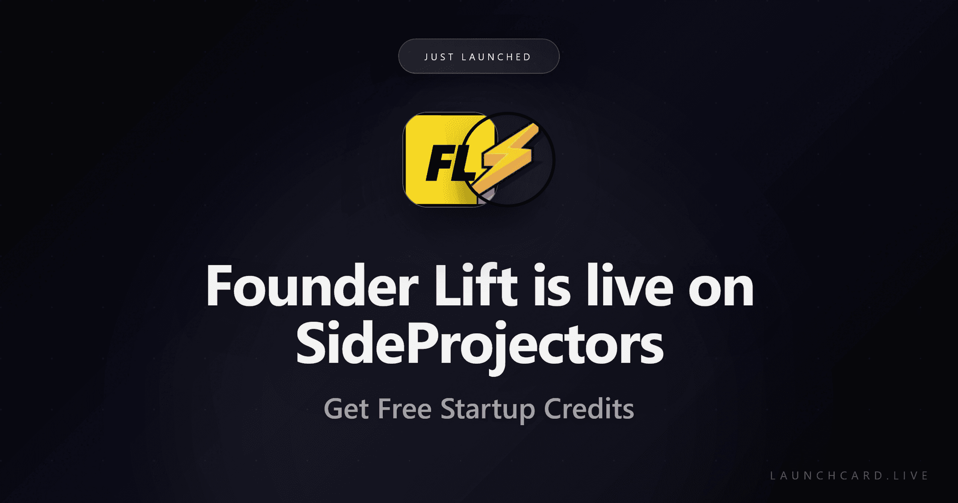 Founder Lift directory launch card